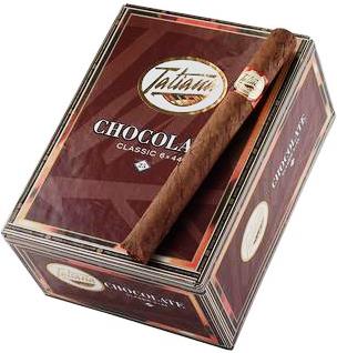 Tatiana Classic Chocolate cigars made in Dominican Republic. Box of 25. Free shipping!