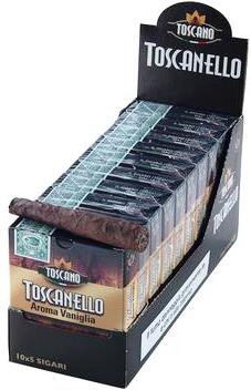 Toscanello Vanilla Maduro Cigars made in Italy. 30 x 5 packs. 150 total. Free shipping!