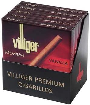 Villiger Premium No. 10 Vanilla cigars made in Switzerland, 20 x 5 Pack. Free shipping!