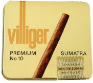 Villiger Premium No. 10 Sumatra cigars, 30 x 10 Pack.