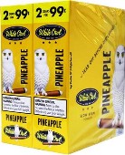 White Owl Pineapple Cigarillos made in USA. Foil Fresh, 90 x 2 pack. 180 total. Free shipping!