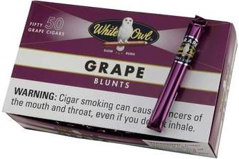 White Owl Blunts Grape Foil Fresh Cigars made in USA. 2 x Box of 50. Free shipping!