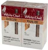 White Owl Ranger Natural Cigars made in USA. 20 x 6 Pack. Free shipping!