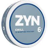 ZYN 6mg Chill Nicotine Pouches. 4 x 5 cans rolls. Free shipping!