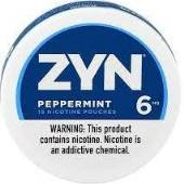 ZYN 6mg Peppermint Nicotine Pouches. 4 x 5 cans rolls. Free shipping!