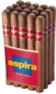 Aspira Churchill Natural cigars made in Honduras. 3 x Bundle of 20, 60 total. Free shipping!