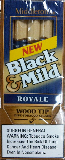 Black & Mild Royale Wood Tip cigars made in USA, 20 x 5 pack, 100 total. Free shipping!