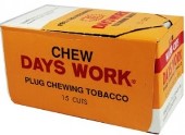 Days Work Plug Chewing Tobacco 850.5 g total. Free shipping!