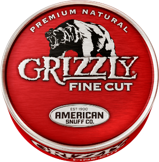 Grizzly Fine Cut Natural Chewing Tobacco made in USA. 4 x 5 can rolls, 680 g total. Ships free!