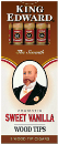 King Edward Sweet Vanilla Wood Tipped Cigars made in USA, 40 x 5 pack, 200 total.