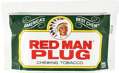 Red Man Plug Chewing Tobacco made in USA, 10 x 56.7 g pouches, 567 g total. Free shipping!