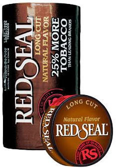 Red Seal Long Cut Natural Chewing Tobacco made in USA, 4 x 5 can rolls, 680 g total. Ships free!