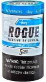 Rogue Peppermint 6mg Tobacco Free Nicotine Pouches made in USA. 4 x 5 can rolls. Free shipping.