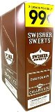 Swisher Sweets Foil Fresh Chocolate Cigarillos made in Dominican Republic. 90 x 2 pack. Ships Free!