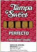 Tampa Sweet Perfecto Cigars made in USA, 50 x 5 pack, 250 total.