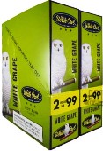 White Owl Foil Fresh White Grape Cigarillos made in USA. 90 x 2 pack. Free shipping!