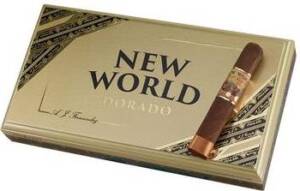 AJ Fernandez New World Dorado Gordito cigars made in Nicaragua. Box of 10. Free shipping!