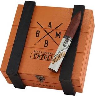 Alec Bradley Black Market Esteli Torpedo cigars made in Nicaragua. Box of 24. Free shipping!