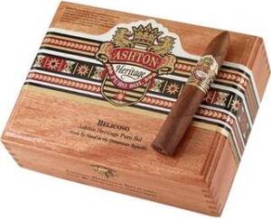 Ashton Heritage Puro Sol Belicoso cigars made in Dominican Republic. Box of 25. Free shipping!