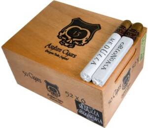 Asylum 13 Medulla Oblongata 652 cigars made in Honduras. Box of 50. Free shipping!