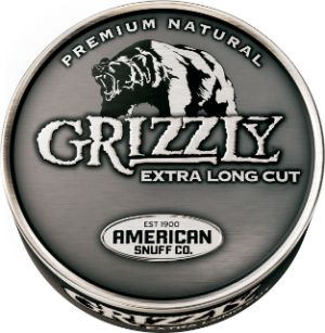 Grizzly Extra Long Cut Natural Chewing Tobacco made in USA.4 x 5 can rolls, 680 g total. Ships free!