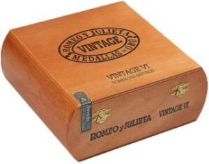 Romeo Y Julieta Vintage No. 6 cigars made in Dominican Republic. Box of 20. Free shipping!