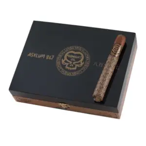 Asylum 867 Midnight Oil The 54 cigars made in Honduras. Box of 20. Free shipping!