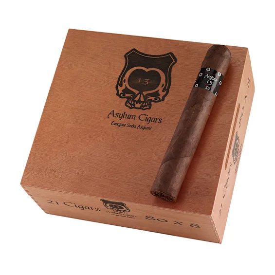 Asylum 13 880 cigars made in Nicaragua. Box of 20. Free shipping!