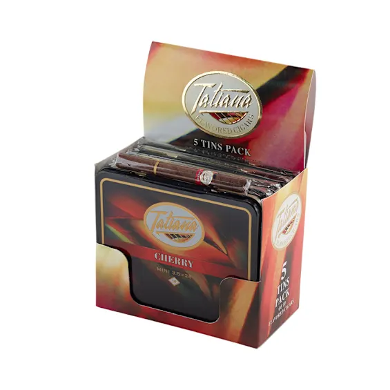 Tatiana Mini Cherry cigarillos made in Dominican Republic. 3 x Pack of 50. Free shipping!