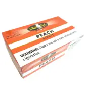 White Owl Peach Blunts cigars made in USA. 2 x Box of 50. Free shipping!